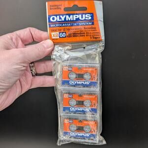 Olympus Microcassette System Audio Media XB 60 60 Minutes Magnetic Tape Japan